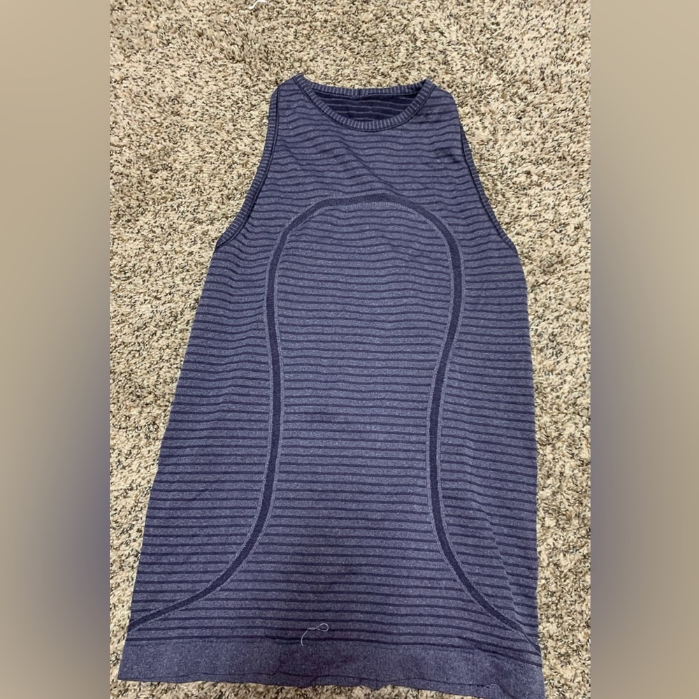 Lululemon Tank, Size 4, Blue/Gray